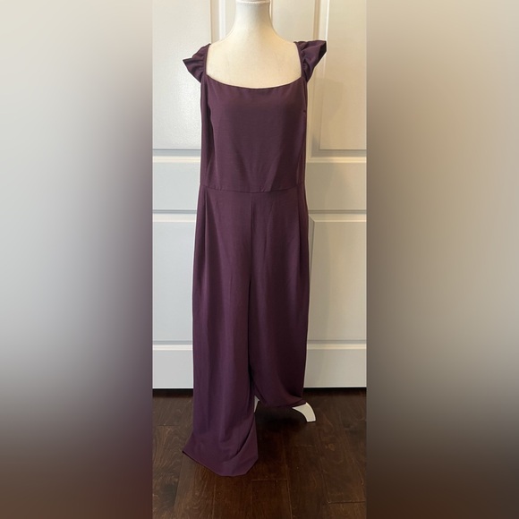 BCBG PARIS SLEEVELESS WIDE LEG JUMPSUIT SIZE XXL - Picture 3 of 6